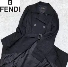 極美品✨入手困難✨FENDI フェンディ ズッカ柄 総柄 トレンチコート L相当のサムネイル