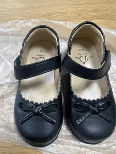 pal's club 黒いストラップシューズ 15.0