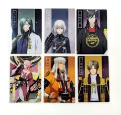ウエハース刀剣乱舞廻　クリアカード　6枚