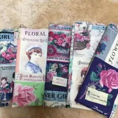 アメリカンコットン 生地　布　薔薇　アンティーク柄　ハギレ セット