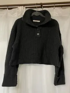 moussy クロップドセーター