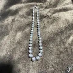 ナバホ　パール　シルバービーズネックレス