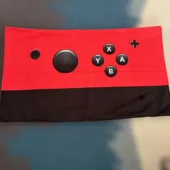 ゲームコントローラー クッション 赤黒