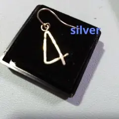 数字シルバーピアス(片耳用)