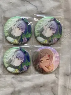 プロセカ　月うさぎ　日野森志歩　グリッター缶バッジ 予約商品】グリッター缶バッジ イベントイラストコレクション