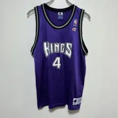チャンピオンNBAサクラメント・キングス ゲームシャツ#4 クリス・ウェバー