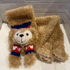 香港ディズニーランド ダッフィー マフラー ぬいぐるみ