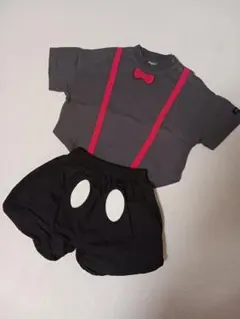 futafutaリトシーミッキーマウスなりきりトップス&バルーンパンツセット80