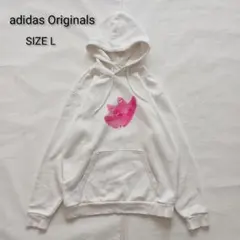 美品✨アディダス マークゴンザレス パーカー フーディー スウェット 白 L