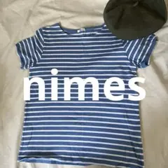 NÎMES ニーム ボーダー 半袖 Tシャツ カットソーのサムネイル