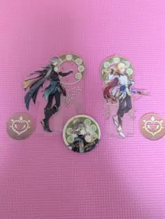 原神 アルハイゼン カーヴェ メタリュクスバッジセット - メルカリ