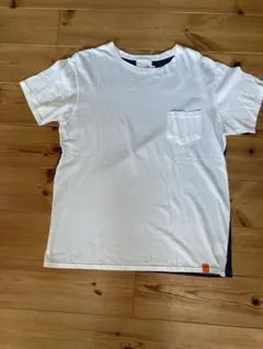Tony ポケットTシャツ ホワイト ネイビー Lのサムネイル