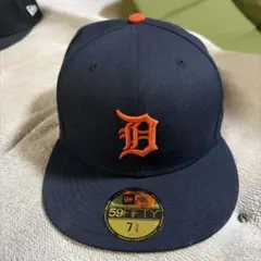レアカラー　New Era 59FIFTY ネイビー✖️オレンジ　7 5/8