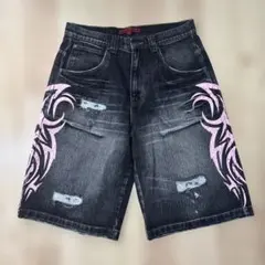 Jnco rising flames shorts34 - メルカリ