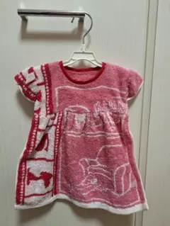 スヌーピーキャラクター柄タオルドレス2点セット