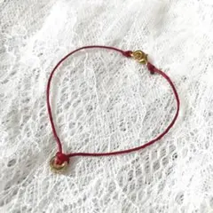 aiko着似 ▪︎ビーズモチーフブレスレット▪︎華奢紐ゴールドシンプルライブグッズ