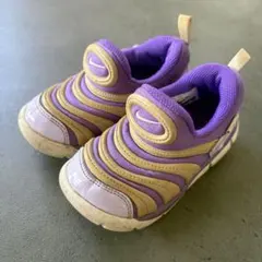 NIKE ナイキ ダイナモフリー スニーカー 14cm紫/ベージュ キッズ