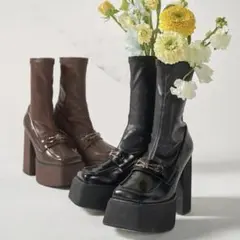 ダーリッチ Darich スクエアトゥショートブーツ