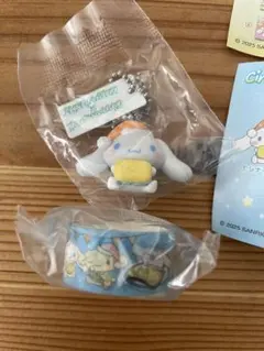 くら寿司　シナモロール フィギュアキーホルダー　マスキングテープ