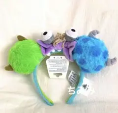 即日発送❣️香港ディズニー　モンスターズ・インク　サリーとマイク　カチューシャ
