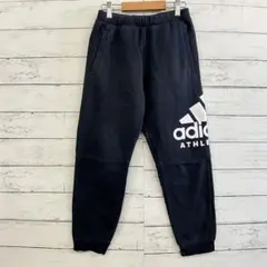 adidas スウェットパンツ 裏起毛 キッズ140 韓国 スポーツ ネイビー