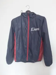 埼玉西武ライオンズ ウインドブレーカー パーカー M ネイビー Majestic