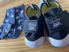 ベビーシューズ スニーカー 13.5cm ブラック