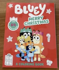 ❇︎アメリカで購入❇︎ 【BLUEY】ブルーイ　塗り絵　クリスマス　ディズニーのサムネイル