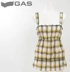 GAS   チェック柄キャミソール