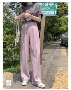 ストレートパンツ ストレッチ素材