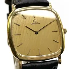 OMEGA オメガ クォーツ 腕時計 ゴールド文字盤 ボーイズサイズ