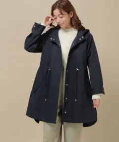 ◎新品◎ikka イッカ　メモリーAラインモッズコート Lサイズ　　撥水加工