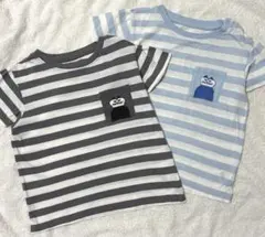 ユニクロ 半袖 Tシャツ 100cm 2枚 キッズ リサラーソン ベビーのサムネイル