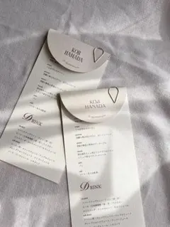 ˗ˏˋ New Designˎˊ˗ メニュー表＋席札SET