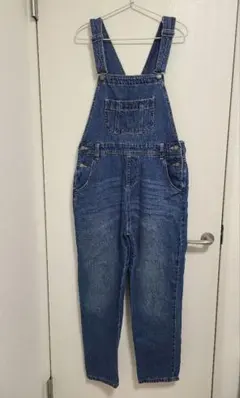 しまむら　オーバーオール　デニム　レディース　サロペット　秋服　ブラウス　Mのサムネイル