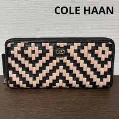 COLE HAAN コールハーン　レザーイントレチャート　ウォレット　長財布