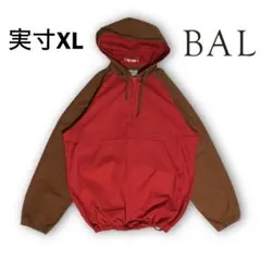 希少 BAL バル アノラックパーカー マルチカラー 切替 赤 茶色のサムネイル