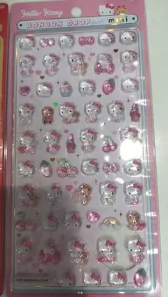 ボンボンドロップシールミニ ハローキティ　ピンク サンリオ　正規品　サンスター