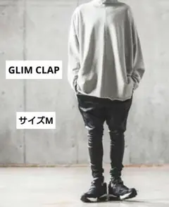GLIMCLAP グリムクラップ タイトフィットシルエットパンツ レザー M