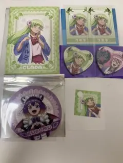 入間くん アモカフェ AMOCAFE クララ アスモデウス クロム 缶バッジ