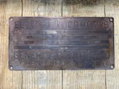 ビンテージ GE ゼネラルエレクトリック 真鍮 プレート　銘盤　インダストリアル