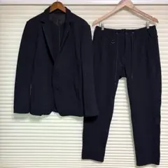 ニコルクラブフォーメン ジャカード柄セットアップ 紺色 48