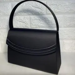 ♪新品 未使用 日本製 フォーマルバッグ ブラック 黒 冠婚葬祭 礼装 ♪658