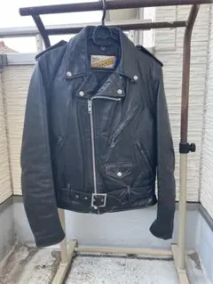 ラストタイムセール ショット 118 ダブルライダースジャケット サイズ36