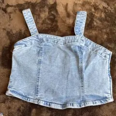 GU デニム　ビスチェ