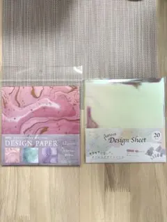デザインペーパー オーロラシート 2点セット amifa セリア まとめ売り