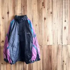 80-90s adidas ナイロン トラックジャケット XLサイズ相当