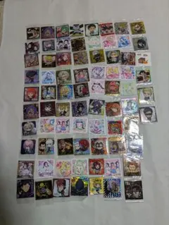 アニメキャラクター ホログラムシールセット 約70枚以上