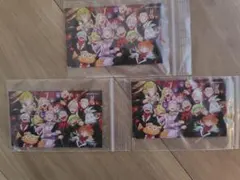 魔入りました！入間くん キラキラカード 音楽祭 原作絵 3枚