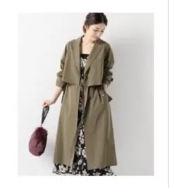 【美品✨】 SLOBE IENA ロング丈 ドレストレンチコート フリーサイズ